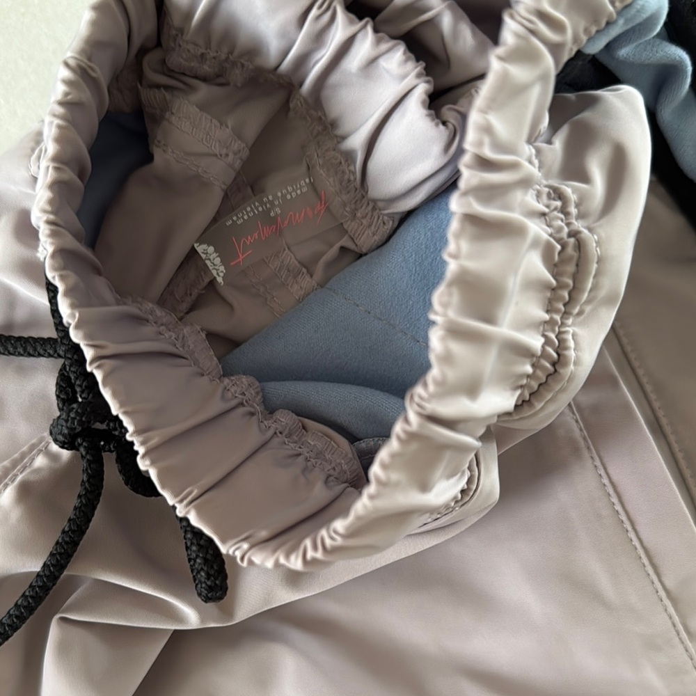 Women’s Free People Track Pants - Beige and Light Blue - Picture 4 of 4